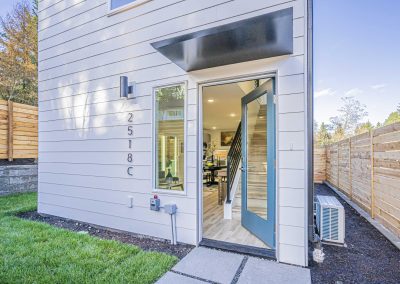 Construction of a Diana DADU floorpan located at 2518 NE 140th St Seattle, WA 98125