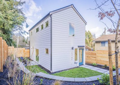 Construction of a Diana DADU floorpan located at 2518 NE 140th St Seattle, WA 98125