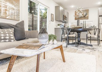 Interior of a new DADU construction featuring our Diana DADU floor plan located at 2518 NE 140th St., Unit C Seattle, WA 98125