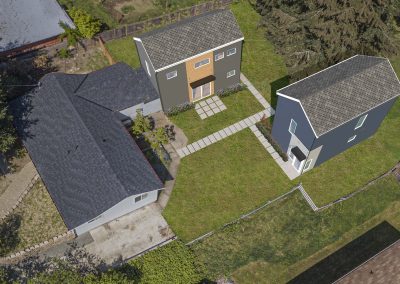 New construction of a DADU unit with an AADU unit located at 2518 NE 140th St Seattle, WA 98125