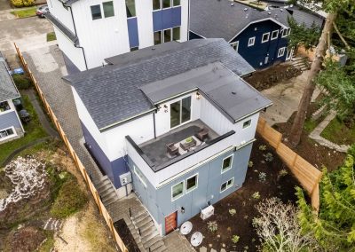 Exterior of a DADU located at 5409 37th Ave SW, Seattle, WA 98126