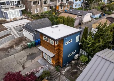 Aerial photos of a Margo DADU floor-plan located at 1116 E Hamlin St Seattle, WA 98102