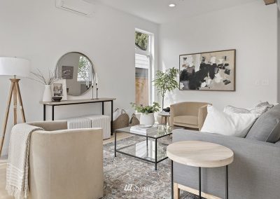 Interior view of custom home located at 10217 40th Ave SW, Seattle WA 98146