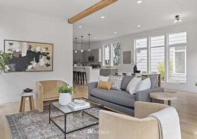 Interior view of custom home located at 10217 40th Ave SW, Seattle WA 98146