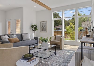 Interior view of custom home located at 10217 40th Ave SW, Seattle WA 98146