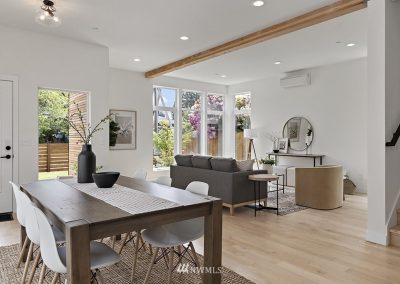 Interior view of custom home located at 10217 40th Ave SW, Seattle WA 98146