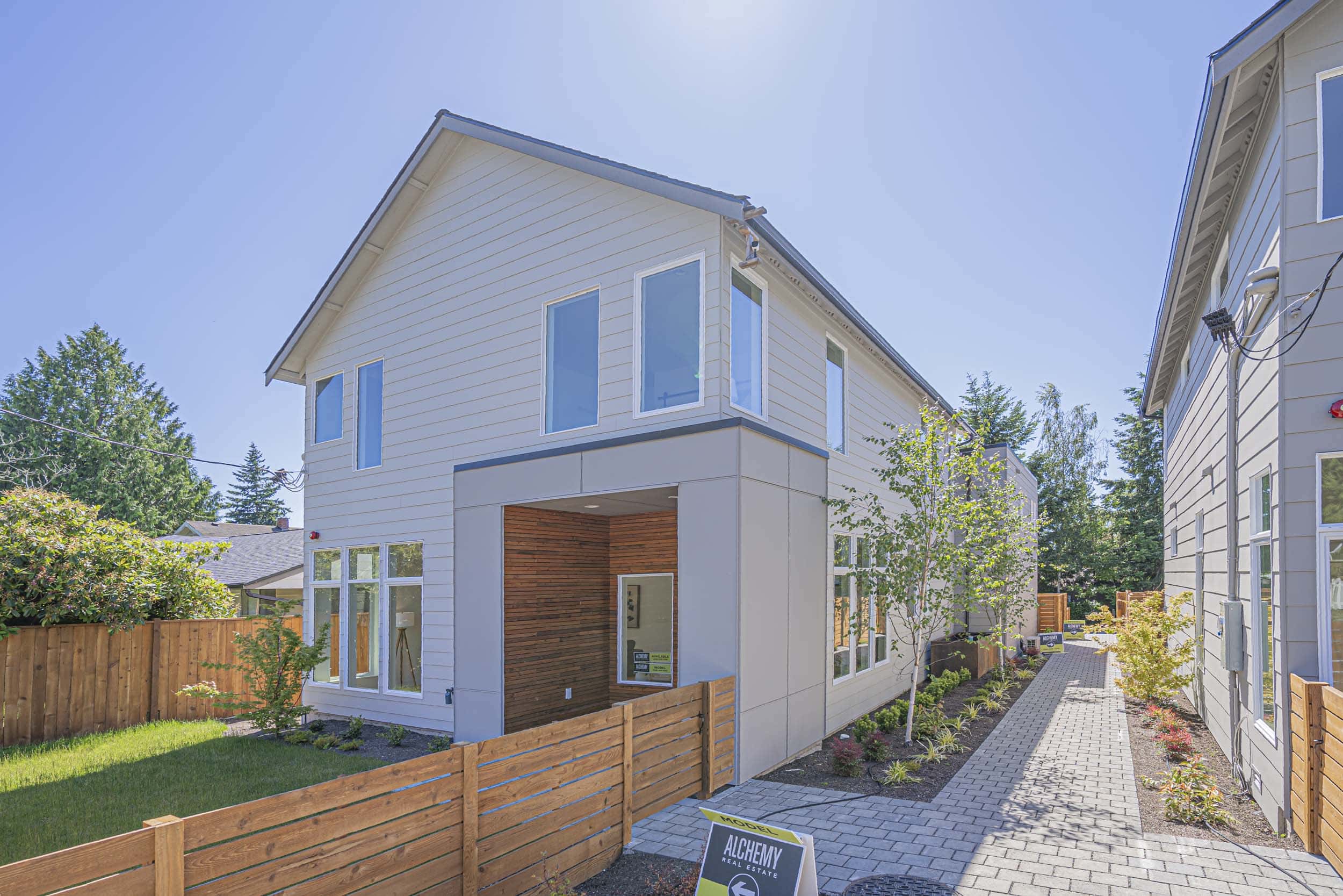 Unit 820 B Exterior of a Diana DADU floor-plan located at 820 S Rose Street Seattle, WA 98108
