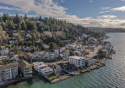 Beach Drive Duplexes - Aerial Photos