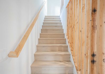 Interior of a new Seattle DADU construction featuring our Lily DADU floor plan which is 612 sq. ft. with 1 bedroom and 1.5 bathrooms.