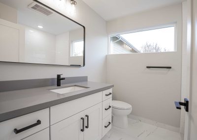 Seattle DADU construction - Interior Unit B. This DADU features our "Diana DADU" floorpan which is 840 sq. ft. with 2 bedrooms and 2 bathrooms.