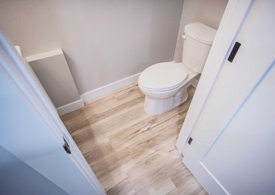 Seattle Backyard Cottage Construction - Interior Unit B. This DADU features our "Diana DADU" floorpan which is 840 sq. ft. with 2 bedrooms and 2 bathrooms.