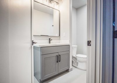 Seattle Backyard Cottage Construction - Interior Unit B. This DADU features our "Diana DADU" floorpan which is 840 sq. ft. with 2 bedrooms and 2 bathrooms.