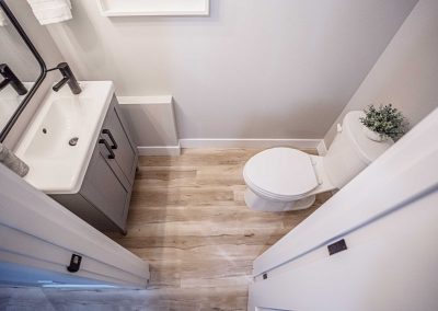 Seattle DADU construction - Interior Unit B. This DADU features our "Diana DADU" floorpan which is 840 sq. ft. with 2 bedrooms and 2 bathrooms.