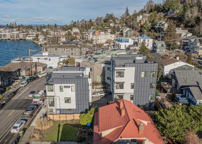 Beach Drive Duplexes - Aerial Photos