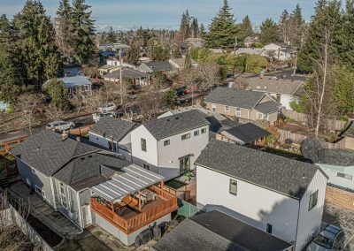 Aerial view of 9016B 12th Ave SW Seattle, WA 98106 DADU