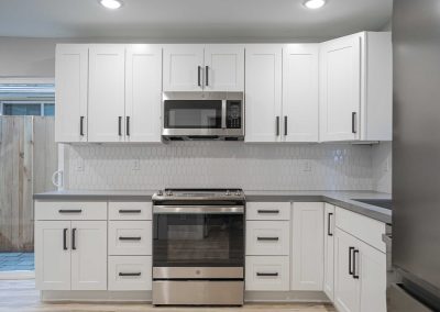 Seattle DADU construction - Interior Unit B. This DADU features our "Diana DADU" floorpan which is 840 sq. ft. with 2 bedrooms and 2 bathrooms.