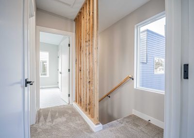 Seattle Backyard Cottage Construction - Interior Unit B. This DADU features our "Diana DADU" floorpan which is 840 sq. ft. with 2 bedrooms and 2 bathrooms.