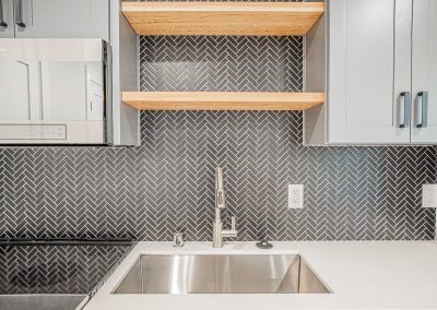 Interior of a new Seattle DADU construction featuring our Lily DADU floor plan which is 612 sq. ft. with 1 bedroom and 1.5 bathrooms.