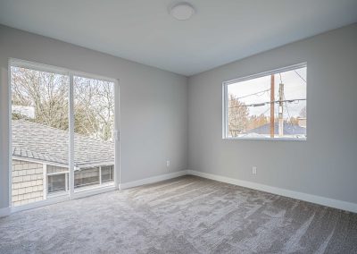 Seattle Backyard Cottage Construction - Interior Unit B. This DADU features our "Diana DADU" floorpan which is 840 sq. ft. with 2 bedrooms and 2 bathrooms.