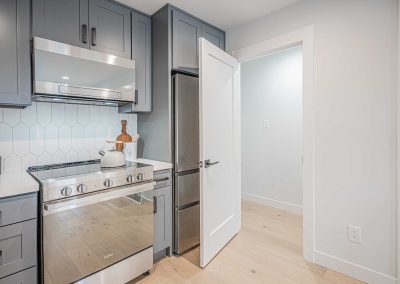 Interior of a new DADU construction featuring our Diana DADU floor plan located at 10240 41st Ave SW Seattle, WA 98146