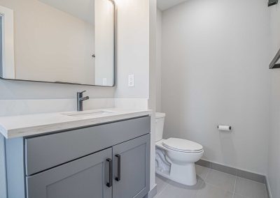 Seattle Backyard Cottage Construction - Interior Unit B. This DADU features our "Diana DADU" floorpan which is 840 sq. ft. with 2 bedrooms and 2 bathrooms.