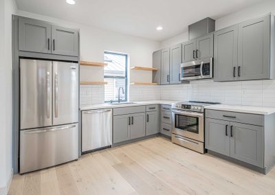 Interior photos of a brand new SFR (Unit B) construction located at 8133 18th Ave SW Seattle, WA 98106