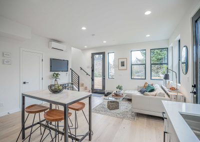 Interior photos of a brand new SFR (Unit A) construction located at 8133 18th Ave SW Seattle, WA 98106
