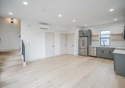 Interior photos of a brand new SFR (Unit B) construction located at 8133 18th Ave SW Seattle, WA 98106