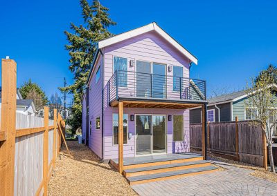 Exterior of our "Inna DADU" Floor plan on built on Spencer Street in Seattle, WA