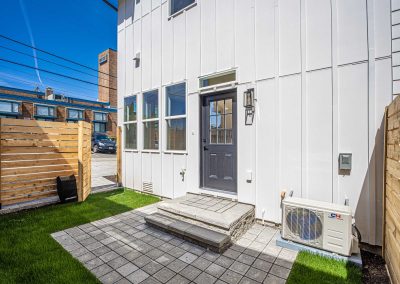 Exterior photos of a brand new ADU (Unit C) construction located at 7557 15th Ave SW Seattle, WA 98106