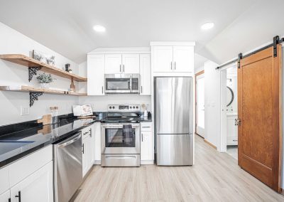 Interior photos of a DADU renovation project located at 2005 S Stevens St Seattle, WA 98144