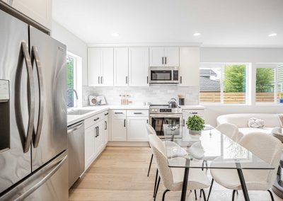 Interior photos of a brand new DADU construction located at 4432 47th Ave SW, Seattle, WA 98116