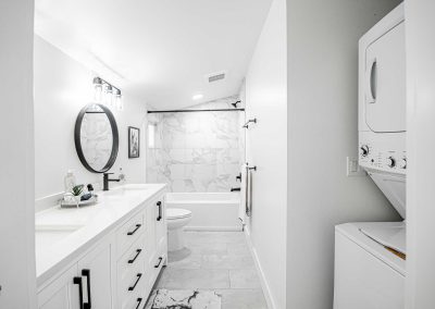 Interior photos of a DADU renovation project located at 2005 S Stevens St Seattle, WA 98144