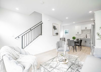 Interior photos of a brand new ADU (Unit B) construction located at 4430 47th Ave SW, Seattle, WA 98116