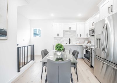 Interior photos of a brand new ADU (Unit B) construction located at 4430 47th Ave SW, Seattle, WA 98116