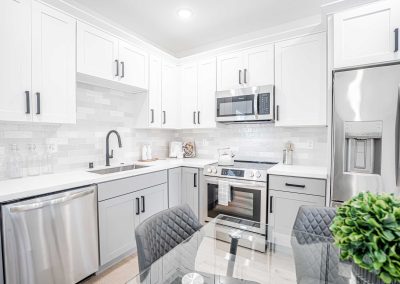 Interior photos of a brand new ADU (Unit B) construction located at 4430 47th Ave SW, Seattle, WA 98116