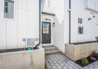 Exterior photos of a brand new ADU (Unit B) construction located at 7557 15th Ave SW Seattle, WA 98106