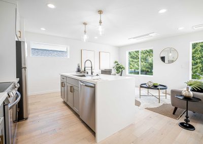 Interior photos of a brand new ADU construction located at 9002B 12th Ave SW, Seattle, WA 98106