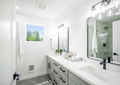 Interior photos of a brand new ADU (Unit B) construction located at 4430 47th Ave SW, Seattle, WA 98116