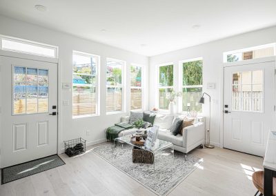 Interior photos of a brand new SFR (Unit A) construction located at 7555 15th Ave SW Seattle, WA 98106
