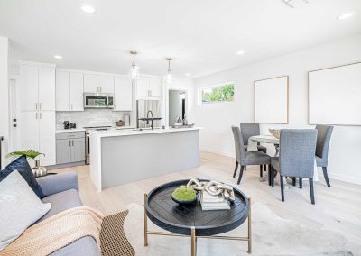 Interior photos of a brand new ADU construction located at 9002B 12th Ave SW, Seattle, WA 98106