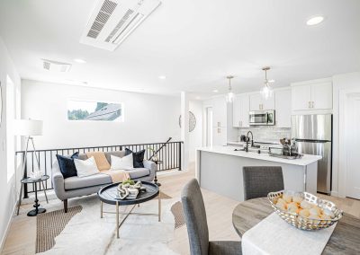 Interior photos of a brand new ADU construction located at 9002B 12th Ave SW, Seattle, WA 98106