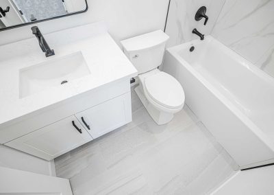 Interior photos of a brand new SFR (Unit A) construction located at 7557 15th Ave SW Seattle, WA 98106