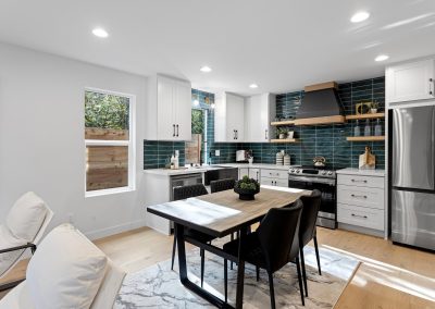 Interior of a custom DADU unit located at 304 32nd Ave E, Seattle, WA 98112