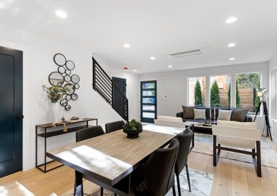 Interior of a custom DADU unit located at 304 32nd Ave E, Seattle, WA 98112