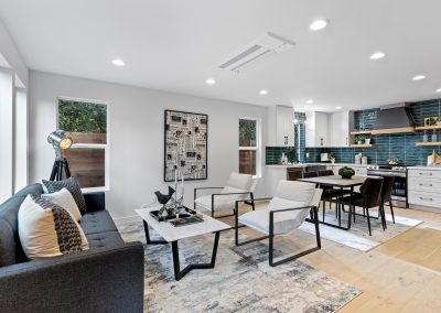 Interior of a custom DADU unit located at 304 32nd Ave E, Seattle, WA 98112