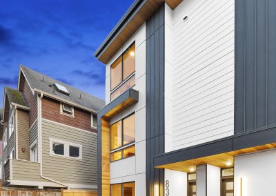 Duplex Exterior located at 833 NW 53rd St, Seattle, WA 98107